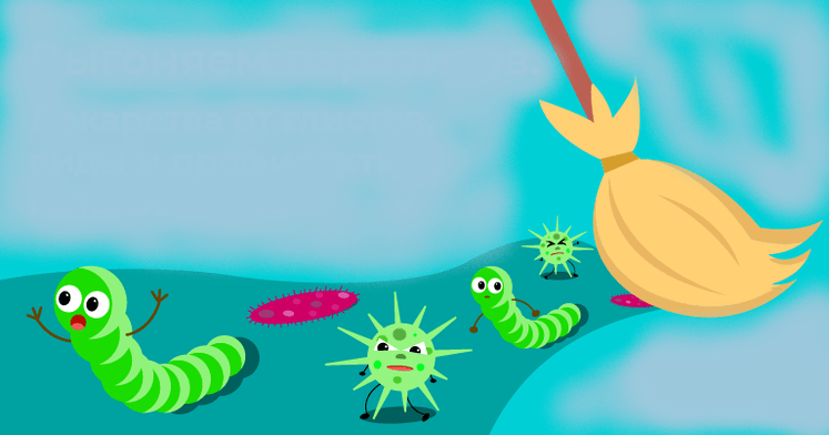 pašalinti parazitus iš organizmo